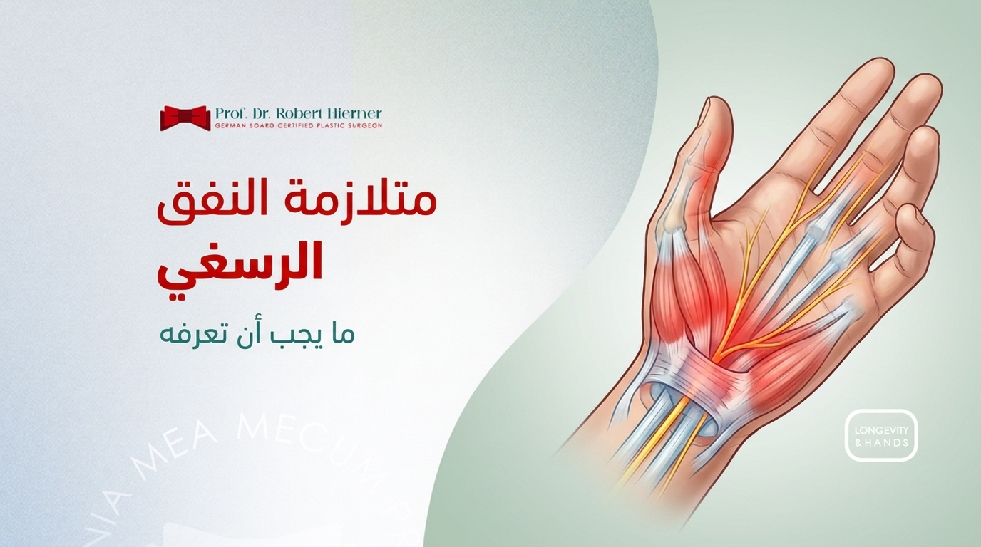 ما هي متلازمة النفق الرسغي؟ الأعراض، الأسباب، ومتى تحتاج إلى جراحة اليد في دبي؟