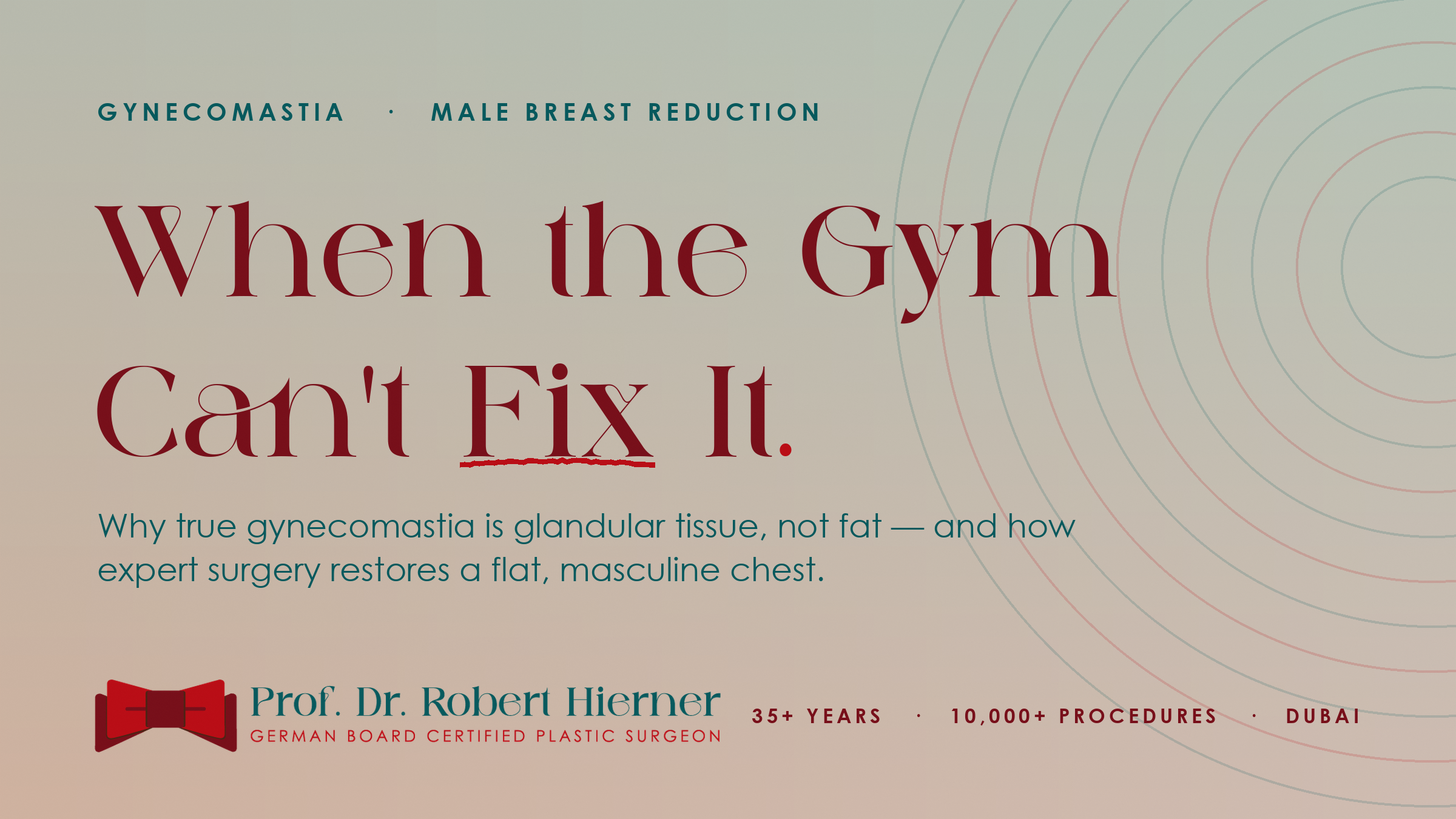 Gynecomastia in Men: Why Diet and the Gym Can't Fix It (and What Can)