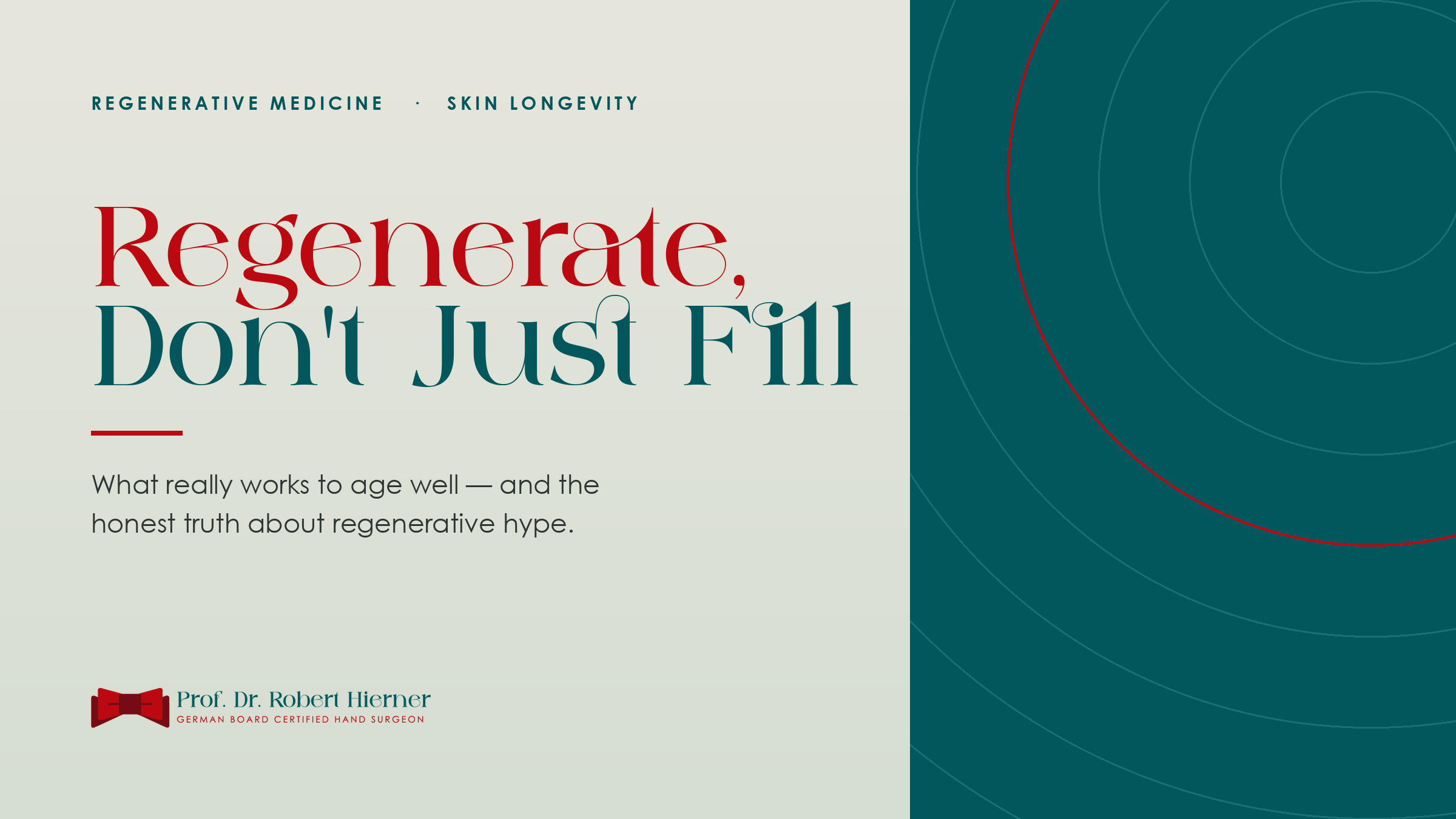 Regenerative Aesthetics in Dubai: What Actually Works to Age Well — and What's Just Hype